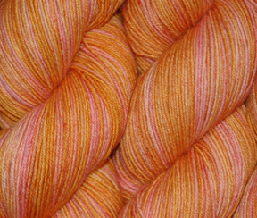 "sunrise" wool/nylon sock yarn